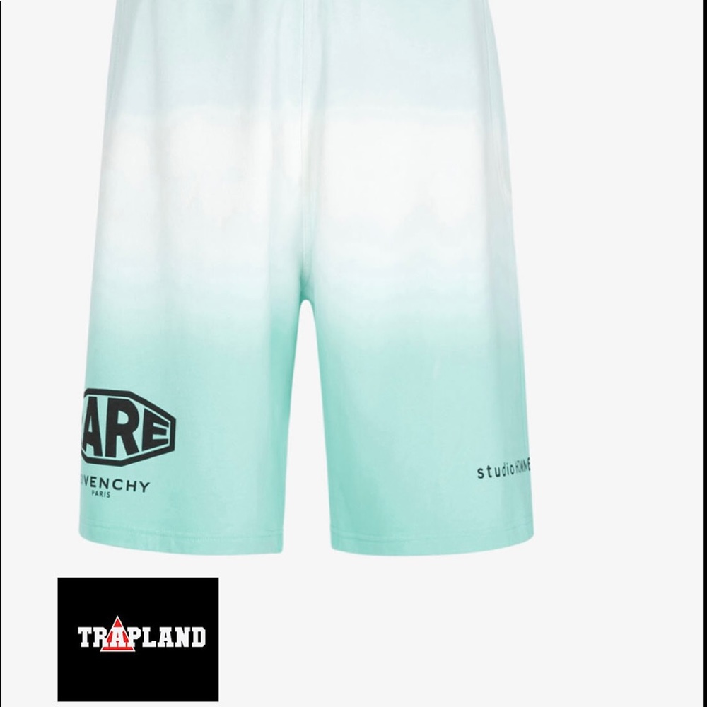 GIVENCHY STUDIO HOMME FADED-EFFECT SHORTS